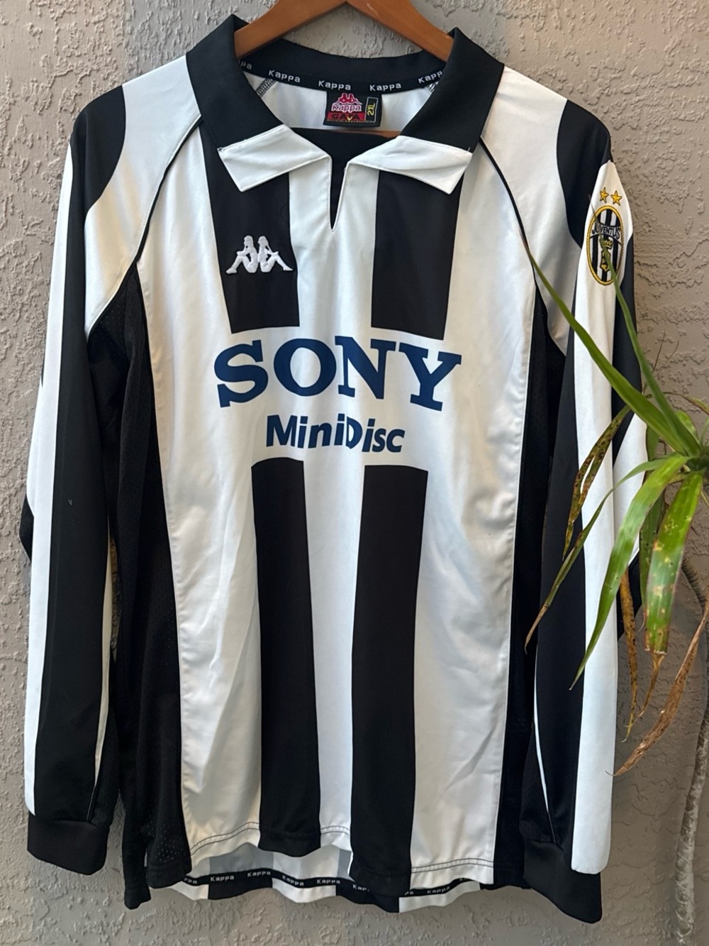Kappa Juventus 98/99 home Zidane Long Sleeve Jersey